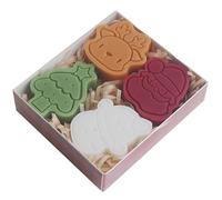 CENMOO Christmas Scented Candles, 4pcs Holiday Scented Candles, Christmas Tree Candles Warm Light, Beautiful Fragrance, Festive Holiday Aromas, Winter Candles, Bedrooms, Offices