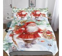 cenmoo Duvet Cover Anime Gifts 3D Printed Single Bedding Set Father Christmas Quilt Cover for Kids Teens Adults Set Bed Cover King（220x240cm）