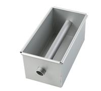 CENMOO Loaf Tins for Bread Baking, Box Cake Mould Made of Aluminium Alloy, Long Bread Baking Mould with Removable Tube for Bananas, Cheesecakes, Sandwiches, Bread and Meatloaf,