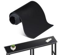 CENNBIE 47in Console Table Cover, Leather Sofa Table Cover, Narrow Console Table Cover-Sofa Tables Narrow Long Cover, Applicable to Sofa Tables Behind Couch and TV Console Table (47 x 5.9in,Black)
