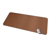 CENNBIE Leather Desk Mat,120X50cm Extra Large Desk Pad Blotter Protector, Extended Non-Slip Mouse Pad, Waterproof PU Leather Desk Mat on top of desks Large for Office and Home (Brown)
