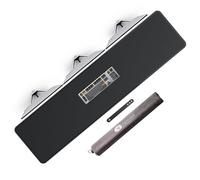 CENNBIE Leather Desk Mat, 200 x 50 cm Mouse Pad XXL, Extended Desk Mat Felt, Waterproof Table Mat for Desks, Offices and Home (Black)