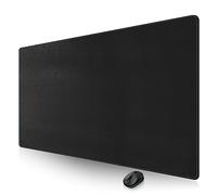 CENNBIE Leather Desk Pad Large, 180 x 70cm Desk Mat Blotter Protector, Extended Non-Slip Mouse Pad, Waterproof PU Leather Desk mat for Desktop Office and Home (Black)