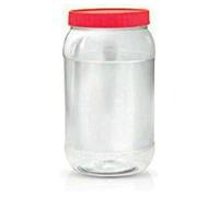 Cennet Plastic Jars with Lids - Clear Round Airtight Storage Containers for Spices and Sweet Food, Cookie, Screw Lid Kitchen Pots and Jar BPA Free 3x2000ML