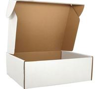 Cenoid Medium Postal Boxes, 30x23x10cm White Postage Parcel Shipping Cardboard Boxes for Posting Shipping Delivery Packaging boxes for Small Business (Pack of 20)