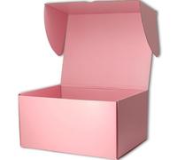 Cenoid Medium Postal Boxes, 30x25.4x15cm Pink Postage Parcel Shipping Cardboard Boxes for Posting Shipping Delivery Packaging boxes for Small Business (Pack of 15)
