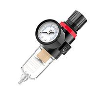 CENPEK 1/4inch Compressor Air Filter Air Pressure Regulator Water-oil Separator Trap Filter with Lubricator Cup for Air Tools System-B