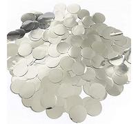 CENPEK 1.5cm Silver Foil Confetti Round Tissue Paper Table Confetti Dots for Wedding Birthday Party Decoration, 17.6 oz