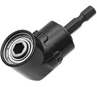 CENPEK 105 Degree 1/4 Inch Right Angle Drill Adapter Hex Shank Screwdriver Angled Bit Holder-Black