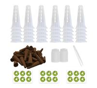 CENPEK 121-Piece Hydroponic Seed Starter Kit Indoor Garden System Accessories for Soilless Cultivation Balcony Planting Vegetables Herbs Succulents