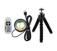 CENPEK 16 Colours LED Sunset Projection Lamp Remote with APP Control Night Light Sunset Lamp for Selfie Photography Party Home