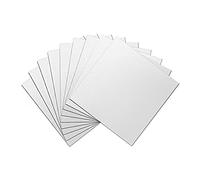 CENPEK 16 Pack Mirror Stickers, 15 x 15 cm, Flexible Plastic Mirror Sheets, 0.2mm Thick Acrylic Mirror, Small Frameless Mirror for Home Decoration