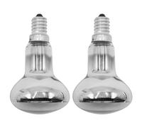 CENPEK 2 Pack 60W E14 R50 SES Dimmable Reflector Bulb Golden Small Edison Screw Cap, Spotlight Halogen Bulbs Warm Light 2700K