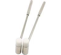 CENPEK 2 Pack Jewelers Dual Head Hammer Small Metal Hammer Steel Handle Small Watch Hammer Set for Leather Crafts Jewelry Hammer