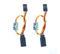 CENPEK 2 Pack RC Servo Signal Reverser 2.4V to 24V 5A Rotation Inverter for Aircraft Airplane Steering Gear Servos