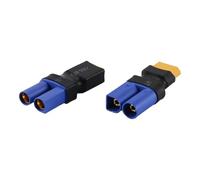 CENPEK 2-Pack XT 60 to EC 5 Connector Adapter Set XT60 Male to EC5 Female and XT60 Female to EC5 Male for RC Battery Conversion