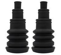 CENPEK 2 Pcs Universal Firewall Boot Pack,Cable Grommet, Automotive Rubber Grommets-Through, Ac commodate Anywhere From 3/8 Inch To 1 Inch Bundles,Compatible with Any Vehicle