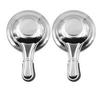 CENPEK 2PCS Alcohol Burner Mini Stainless Steel Alcohol Stove for Outdoor Cooking Cheese Fondue Chocolate Fondue