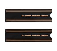 CENPEK 2pcs M.2 2280 SSD Cooling Sticker Laptop Graphene Radiator for Laptop NVMe NGFF 2280 SSD