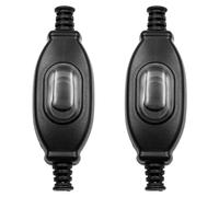 CENPEK 2PCS Waterproof Inline Switch Outdoor Light Switch 250V Rocker Switch for Lamps Electrical Appliances Transformers