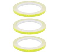CENPEK 3 Rolls Reflective Tape, 8mmx10M Waterproof High Visibility Reflector Warning Stickers Reflective Tape Self Adhesive Reflector Safety Warning Tape