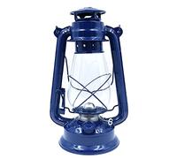 CENPEK 30cm Vintage Storm Lantern Lights Oil Lamp Burning Lantern Retro Kerosene Lamps Classic Oil Lamp Table Lanterns for Home, Garden, Camping Citronella - Blue