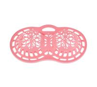 CENPEK 3D Modeling Bra Laundry Bag,Silicone Bra Washing Bag, 14.8x8.9 Inch Washing Machine Anti-deformation Thickening Special Underwear Laundry Bag (Pink)