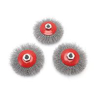CENPEK 3pcs M14 Cup Twisted Knot Steel Crimp Wire Wheel Brush for Angle Grinder Tool Wire Brushes Cleaning Brush Hand Tools