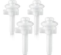 CENPEK 4Pcs Toilet Seat Bolts Replacement Kit - Plastic, White - 2.6 Inch Length, 1.1 Inch Diameter - Toilet Seat Hardware - Repair & Maintenance - 12 Pieces