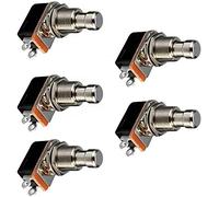 CENPEK 5 Pack Electric Guitar Effects Pedal Box Momentary SPST Button Stomp Foot Switch