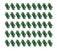 CENPEK 50pcs Green Adjustable Garden Trellis Plant Connector Flower Rattan Plastic Buckle Clip 11mm