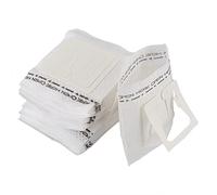 CENPEK 50Pcs Portable Coffee Filter Paper Bag Hanging Ear Drip Coffee Bag Single Serve Disposable Drip Coffee Filter Bag Perfect for Travel, Camping, Home, Office