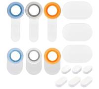 CENPEK 6 PCS Toilet Seat Handle Portable Toilet Seat Lifter for Toilet Lid(Long +Short)