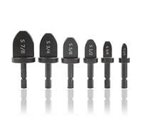 CENPEK 6Pcs HVAC Tools, Swaging Tool Drill Bit Set Multifunction Copper Pipe Flaring Tool Air Conditioner Copper Tube Expander Swaging Tool