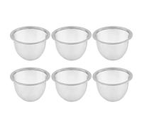 CENPEK 6Pcs Metal Tea Filter Metal Teapot Replacement Mesh Strainer Insert for Coffee Tea Maker Coffee Brewers-72 * 60mm