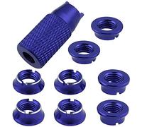 CENPEK 8Pcs Aluminum Radio Control Transmitter Switch Nuts Installation Spanner for Remote Control Gear Switch nut Toggle Switch-Dack Blue