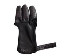 CENPEK Archery Glove 3 Finger guard Cow Leather Shooting Protective Gear for Left and Right Hand Archer