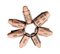 CENPEK Bullet Dice Set, DND Dice Metal Revolver Dice, Dice Gun Dice DND Gifts for Dungeons and Dragons, Pathfinder, Warhammer 40k or Theme Tabletop Games