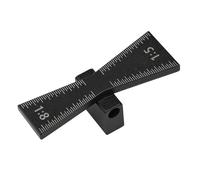 CENPEK Dovetail Jig Aluminium Dovetail-Shaped Line Drawing Template Featuring 1:5 1:8 Slopes for Woodworking DIY Wooden Joints