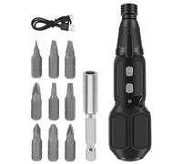 CENPEK Electric Cordless Screwdriver with LED Light and USB Rechargeable Power Screwdriver 9 Magnetic Bits and 1/4 in Bit Holder for Home DIY Repair