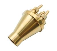 CENPEK Fountain Nozzle Sprinkler Head, 1" DN25, Brass, Blue, Center Straight Style, Garden Pond Water Spray Tool