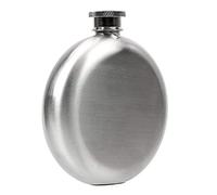 CENPEK Hip Flask, 5~9 oz Stainless Steel Whiskey Flask 100% Leak Proof, Portable Pocket Hip Flask for Liquor for Men(Round)