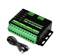 CENPEK Industrial-Grade USB To 4Ch RS485 Converter, Protection Circuit Supports Wall-Mounted/Guide-Type, Aluminum Alloy Housing, Supports Wall-Mounted And Guide-Type Installation