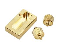 CENPEK Leather Edge Roller Oil Painting Box with 2 Brass Rollers Leather Craft Small Size Leather Edge Roller Applicator Leather Edge Printing Tool for Leather Craft DIY