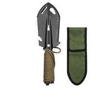 CENPEK Multifunctional Small Shovel Camping Shovel with Parachute Cord Portable Stainless Steel Survival Shovel for Camping Hiking Backpacking