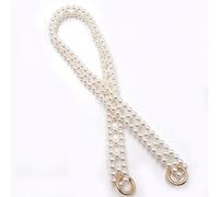 CENPEK Pearl Bead Handle DIY Pearl Handle Replacement Chain Straps Bag Chain Handbag Pearls Chains for Purse Wallet Clutch Crafts（120cm）