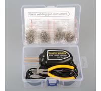 CENPEK Plastic Welding Kit Mini Plastic Welder with 200PCS Hot Staples for Car Bumper Fender Kayak Repairs - 220V 100W