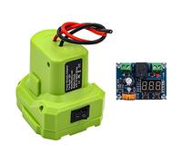 CENPEK Power Wheels Adapter with Switch Digital Low Voltage Protector for Ryobi One+ 18V Battery with 14-Gauge Wire