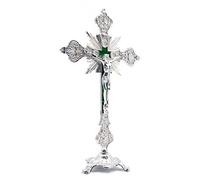 CENPEK Religious Gifts Jesus Christ on Cross Statue Tabletop Crucifix Cross Home Décor