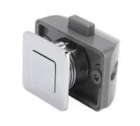 CENPEK Square Cupboard Push Button Lock Metal Drawer Knobs Door Cabinet Latch for Boats Yachts Motorhome Caravan RV Campers Marine